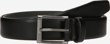 Ceinture 'Elloy' BOSS en noir : devant