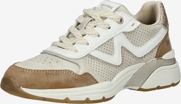 Sneaker bassa di MUSTANG in beige: frontale