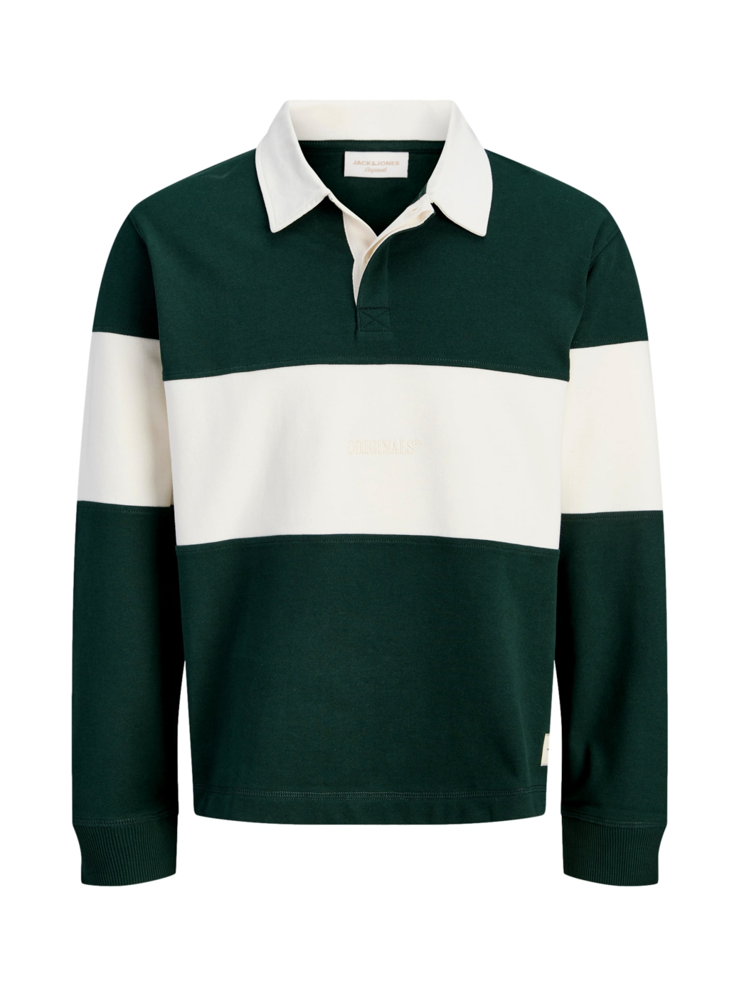 JACK & JONES Sweatshirt 'JORFREDERIKSBERG' i grøn: forside