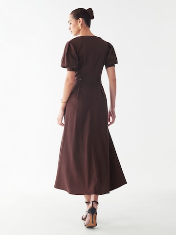 Willa Φόρεμα 'Winnie' σε καφέ: πίσω
