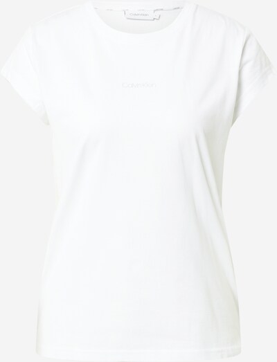 Calvin Klein T-Shirt in gelb / hellgrau / weiß, Produktansicht