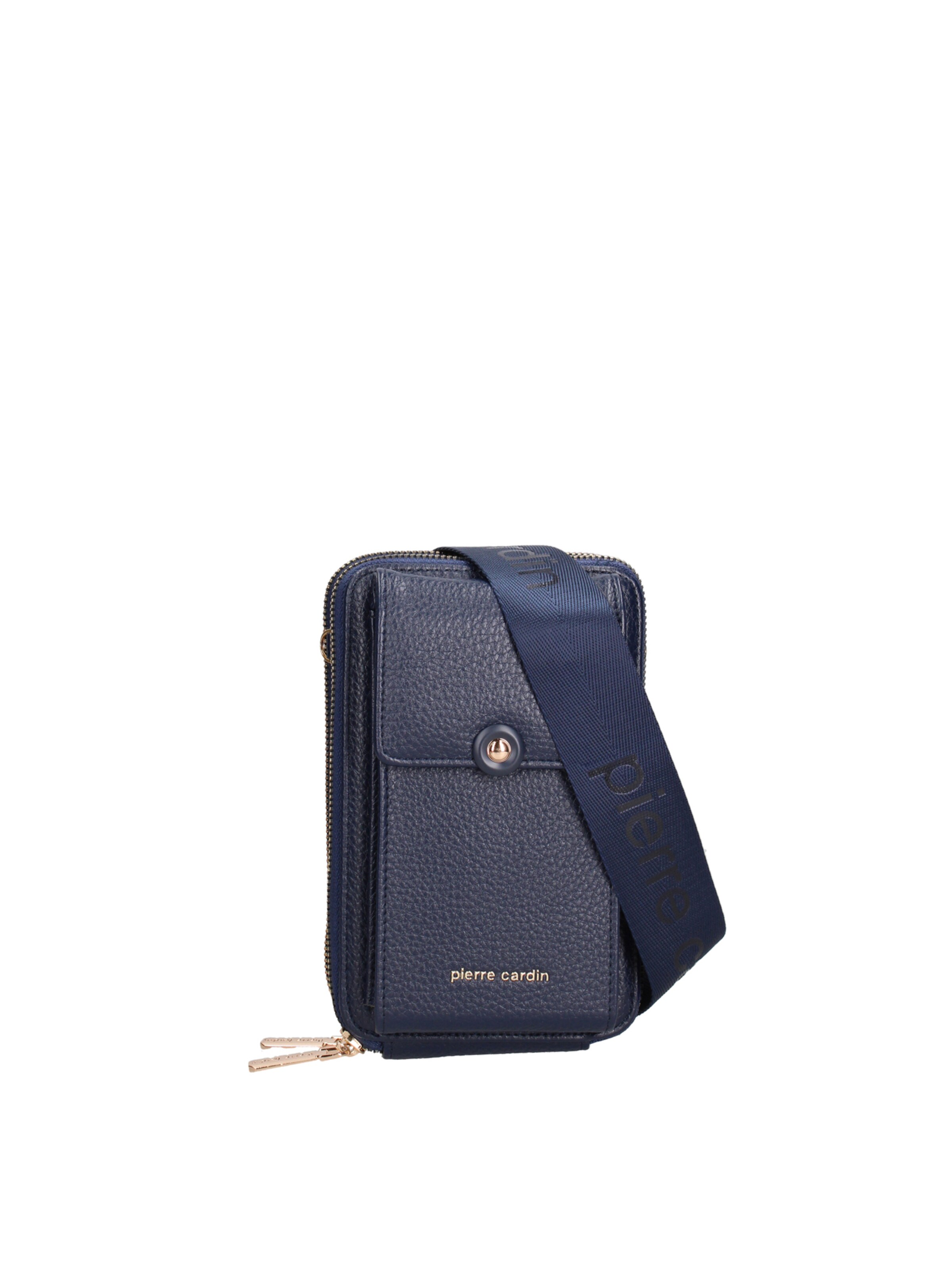 PIERRE CARDIN Smartphonehoesje in Blauw: voorkant