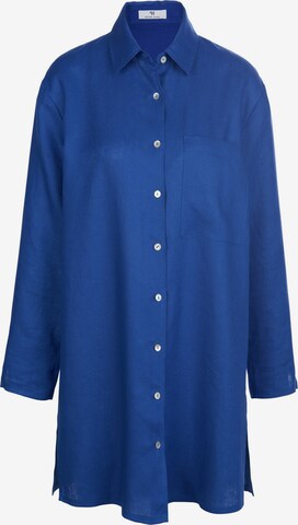 Peter Hahn Bluse in Blau: predná strana