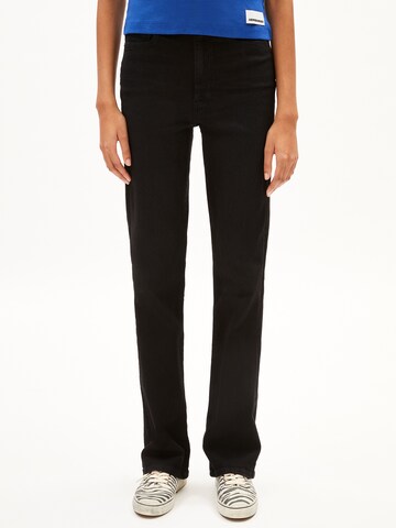 ARMEDANGELS Regular Jeans 'LINNAA' in Black: front