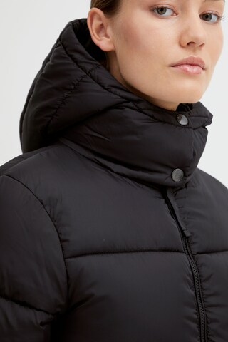 Manteau d’hiver Oxmo en noir