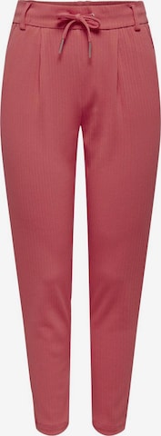 Pantalon 'POPTRASH-DETA' ONLY en rose : devant