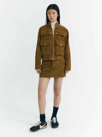 Thinking MU Between-Season Jacket ' Celia ' in Brown