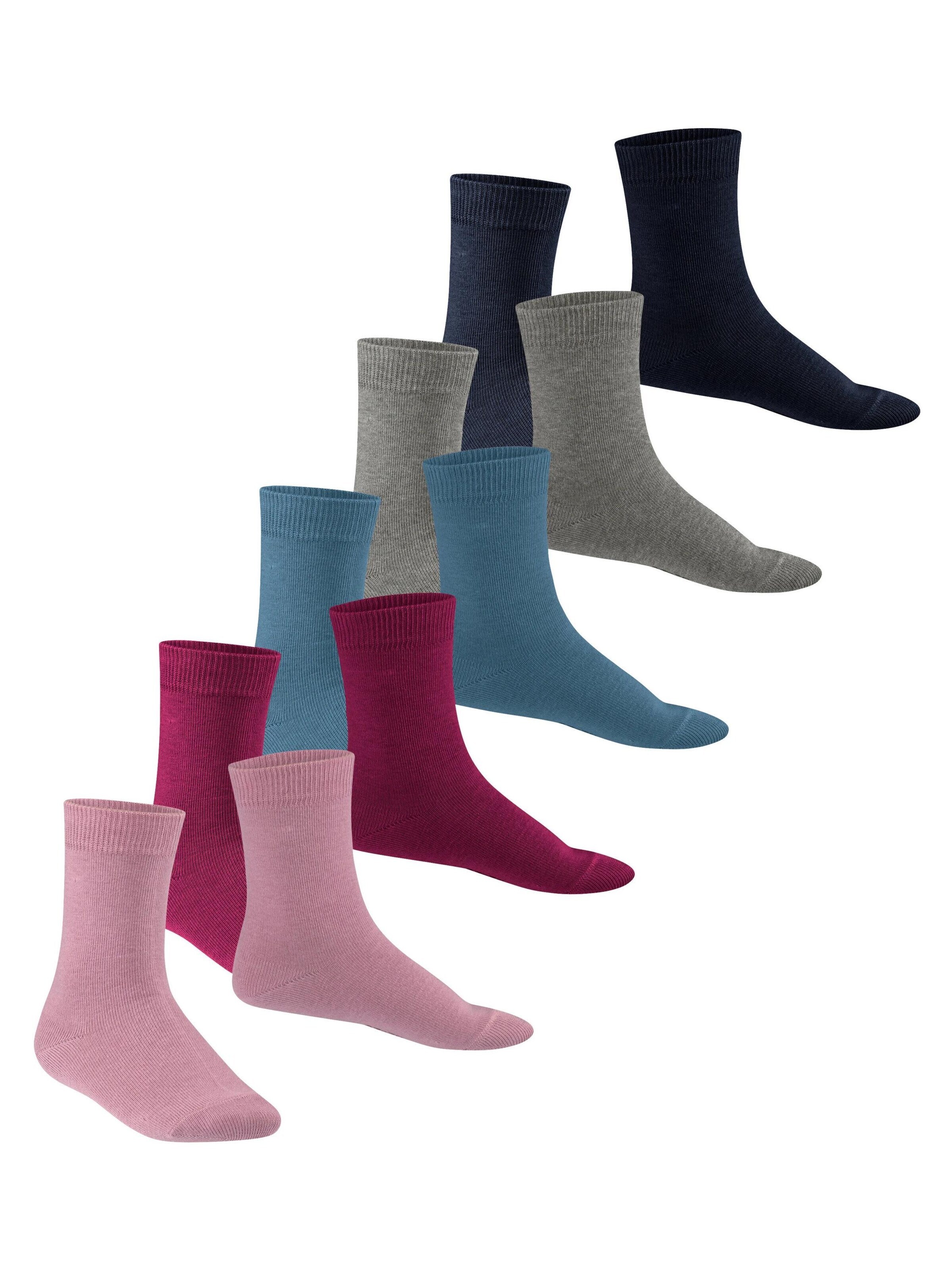 ESPRIT Socks 'Solid Mix 5-Pack' in Mixed colors