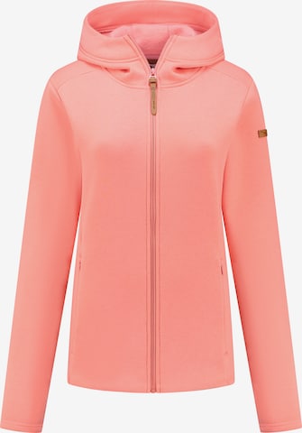 MGO Sweatjacke 'Lotta' in Orange: predná strana