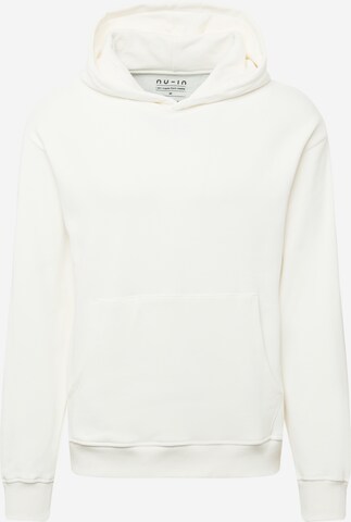 NU-IN Sweatshirt in Wit: voorkant