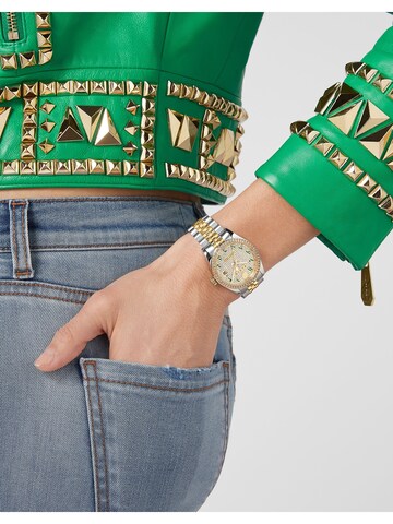 Philipp Plein Analoguhr in Silber: Vorderseite