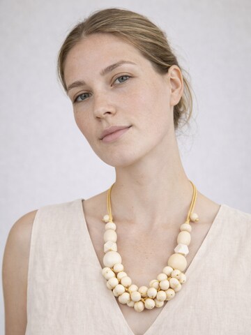 COLLEZIONE ALESSANDRO Necklace 'Bea' in Yellow