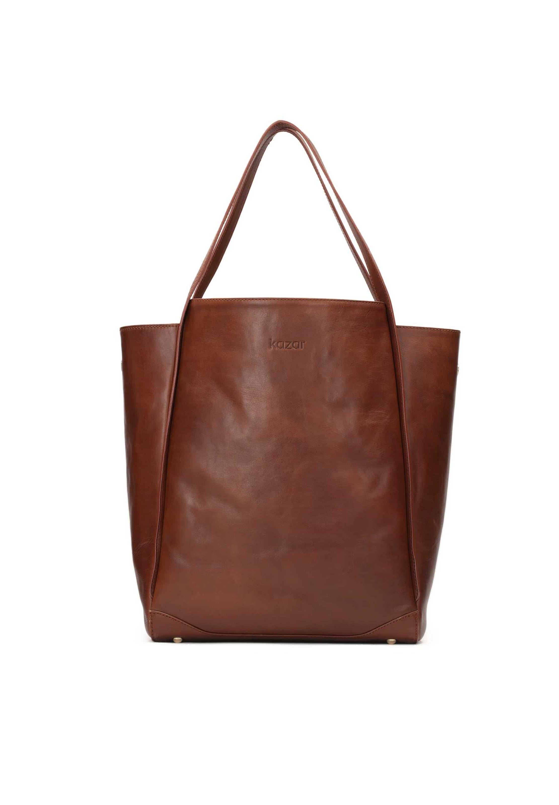 Kazar Handtasche in Braun: Vorderseite