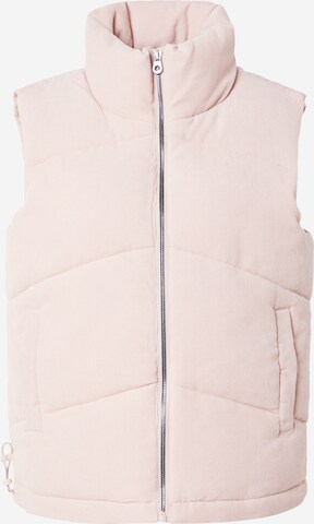 Gilet 'DOLLY' ONLY en rose : devant