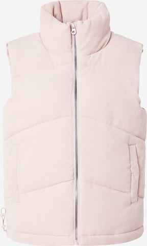 Gilet 'DOLLY' ONLY en rose : devant