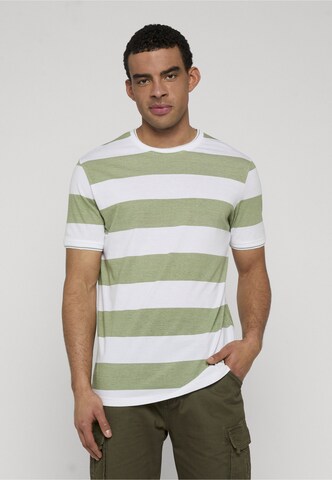 INDICODE JEANS - Camiseta 'Aringa' en verde: frente