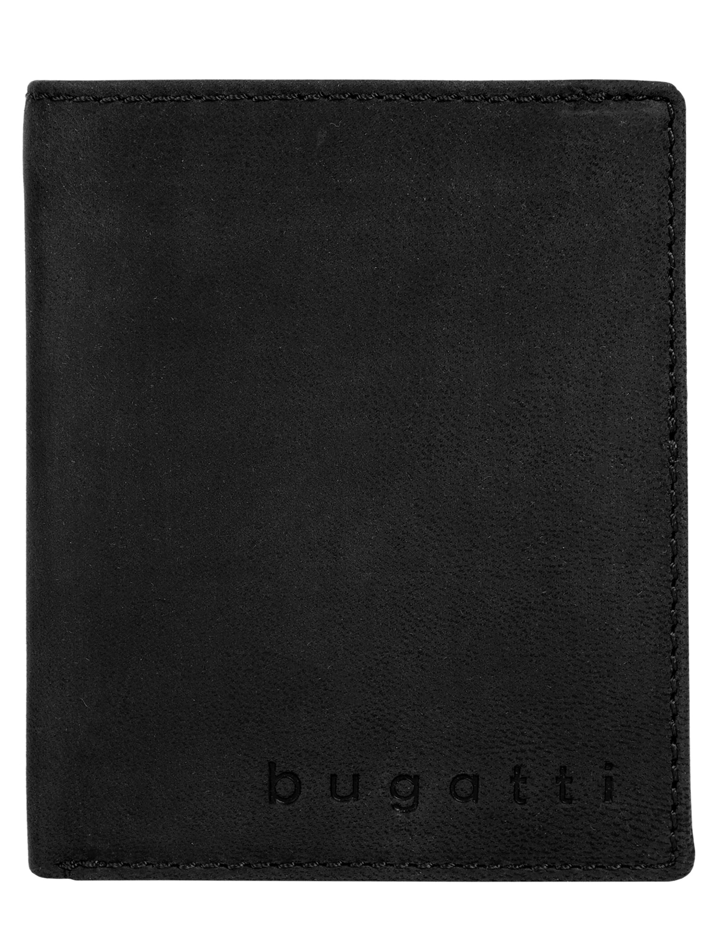 bugatti Wallet 'LUCA' in Black: front
