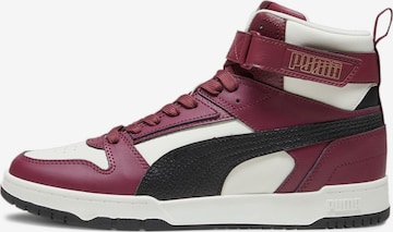 PUMA High-Top Sneakers in Purple: front