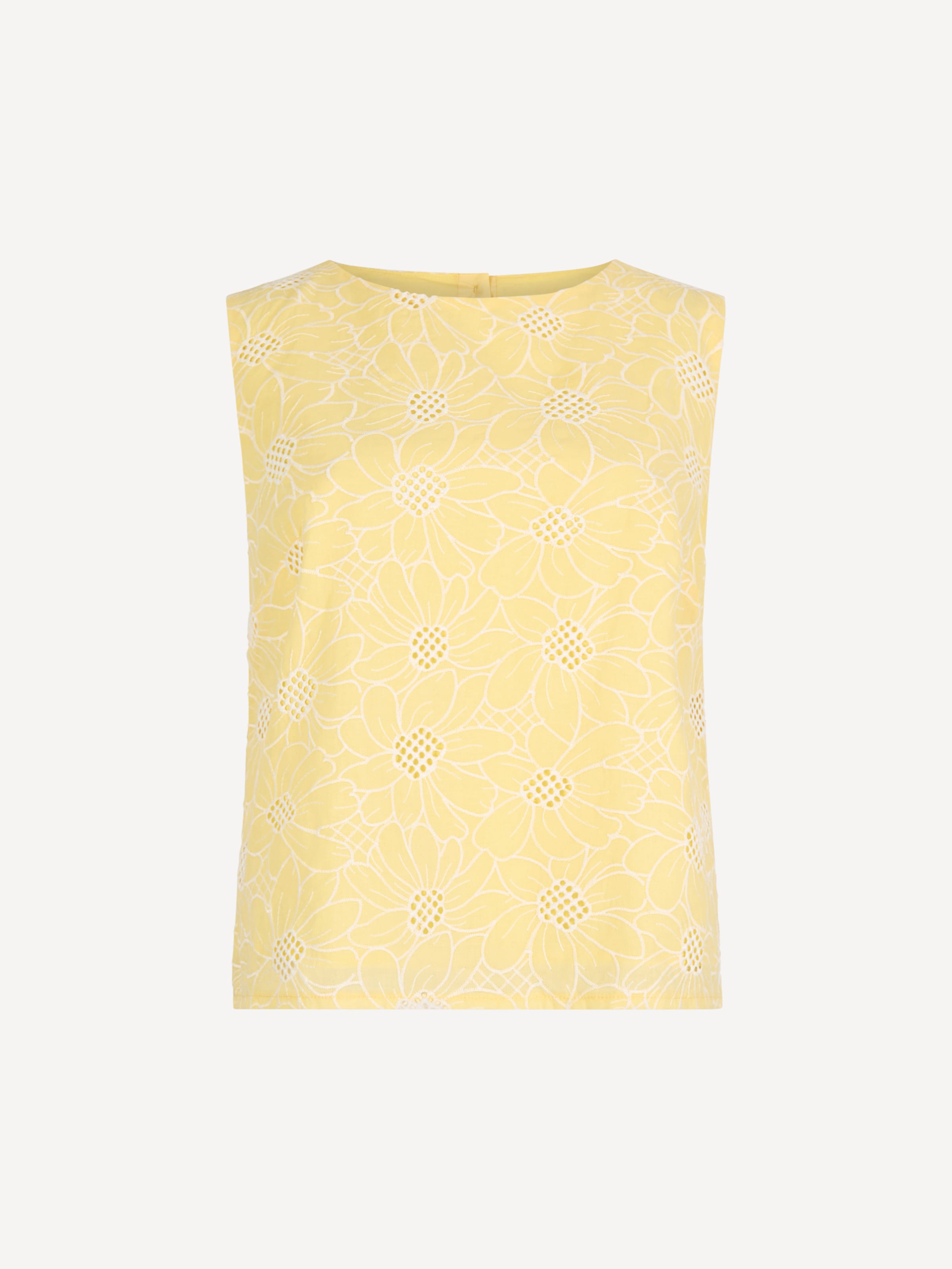 Apricot Blouse in Yellow: front