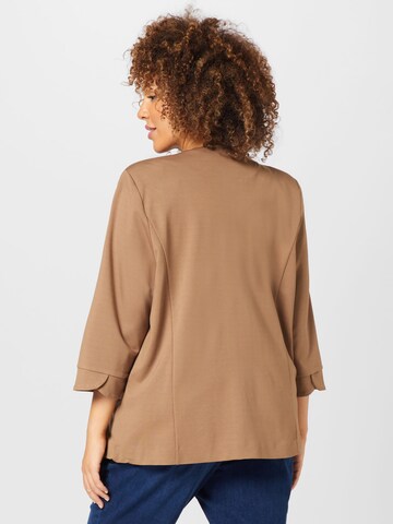 Fransa Curve Blazer 'STRETCH' in Brown