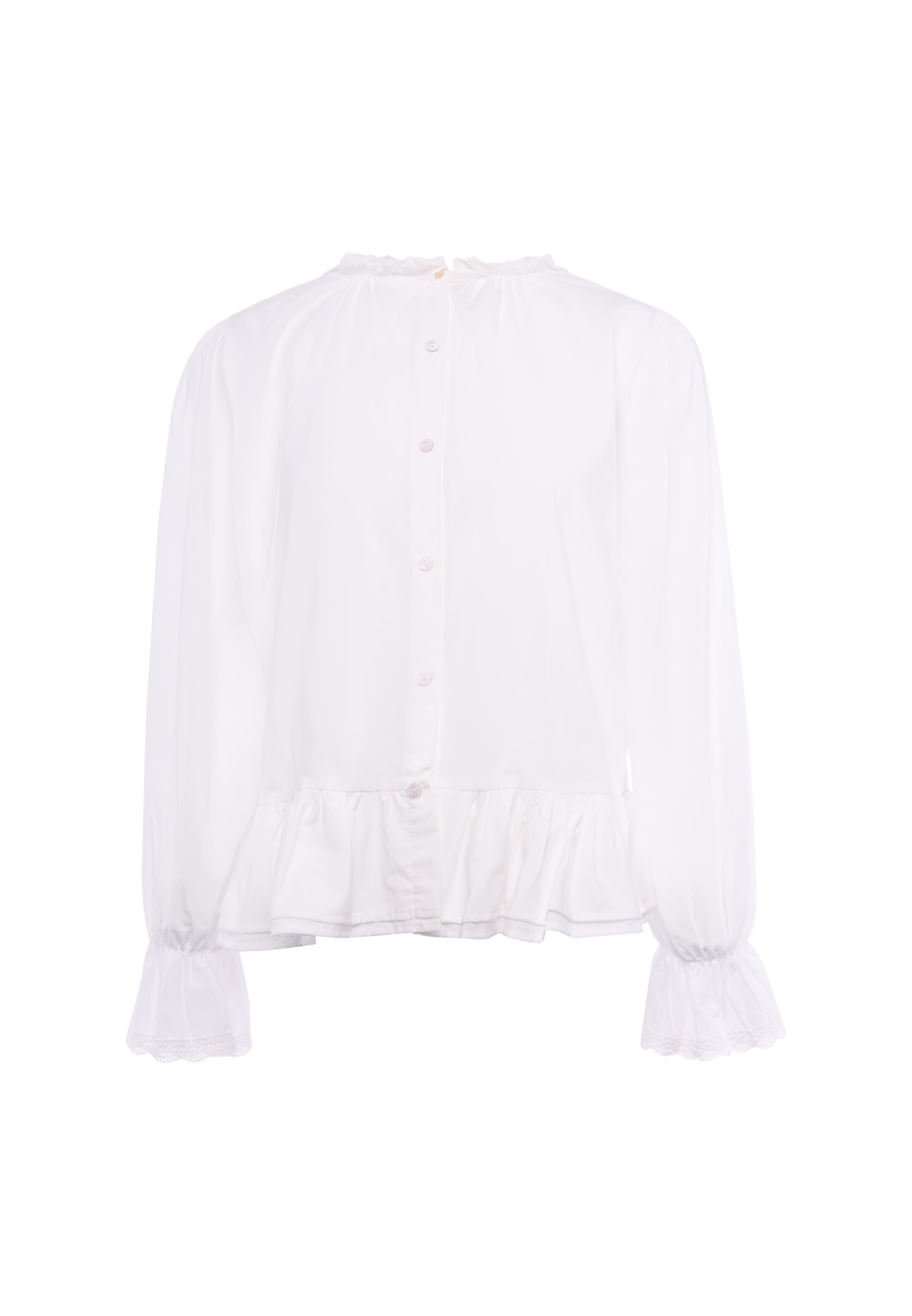 faina Blusa en S en blanco, Vista del producto