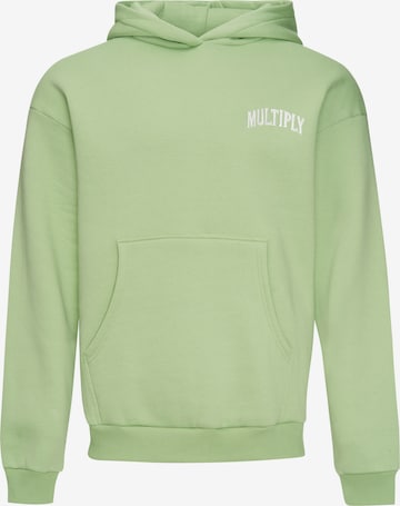 Multiply Apparel - Sudadera 'Dinosaur' en verde: frente