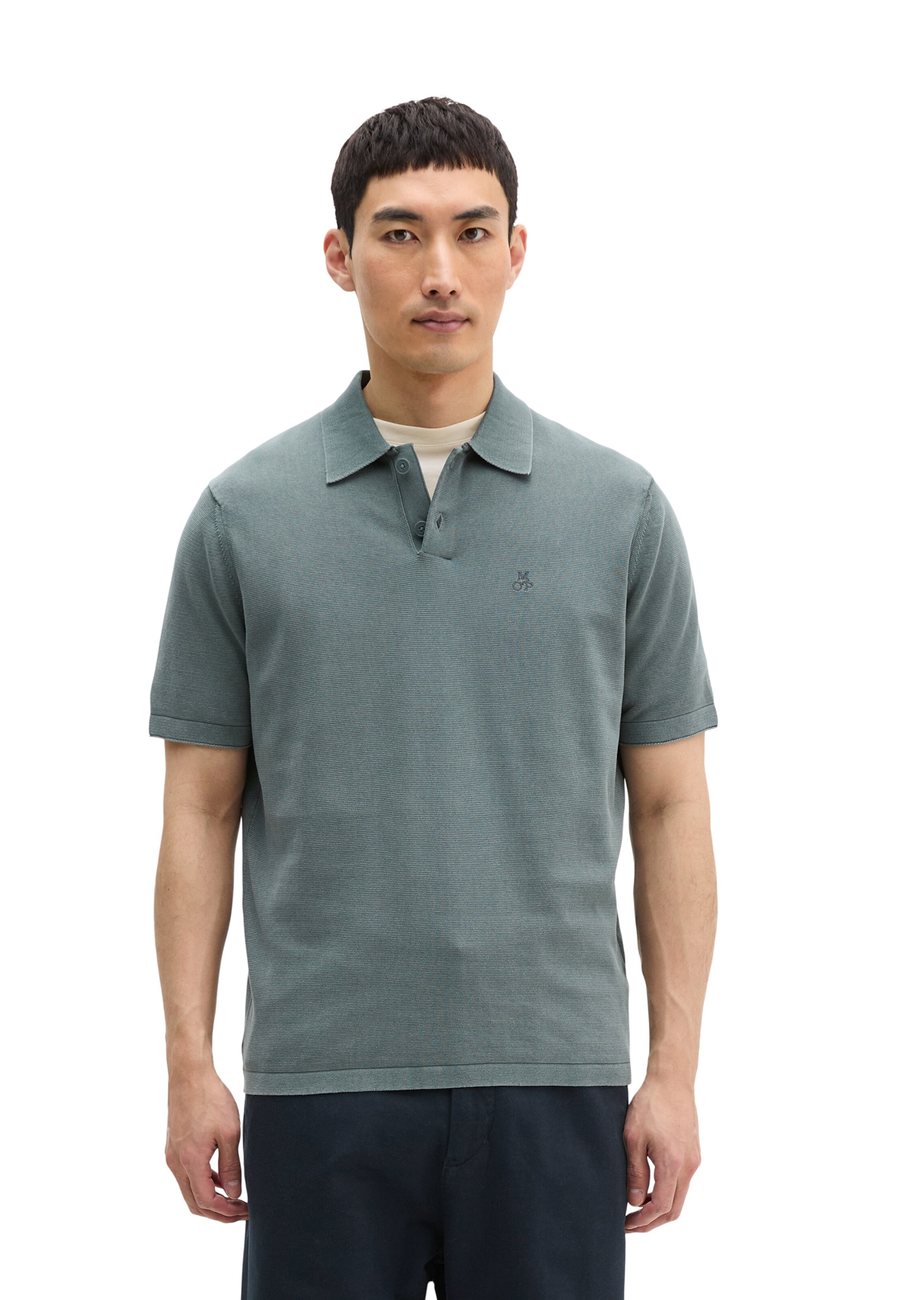 Marc O'Polo Shirt in Grey: front