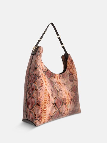 Clio Handbag 'CARRY RAINBOW PYTHON' in Pink