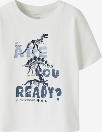 NAME IT Majica 'NMMFABIAK' | bela barva: sprednja stran
