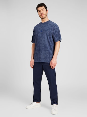 HUGO Shirt 'Nidane' in Blue