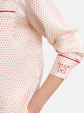 Camicia da notte 'Love Air' di ETAM in beige