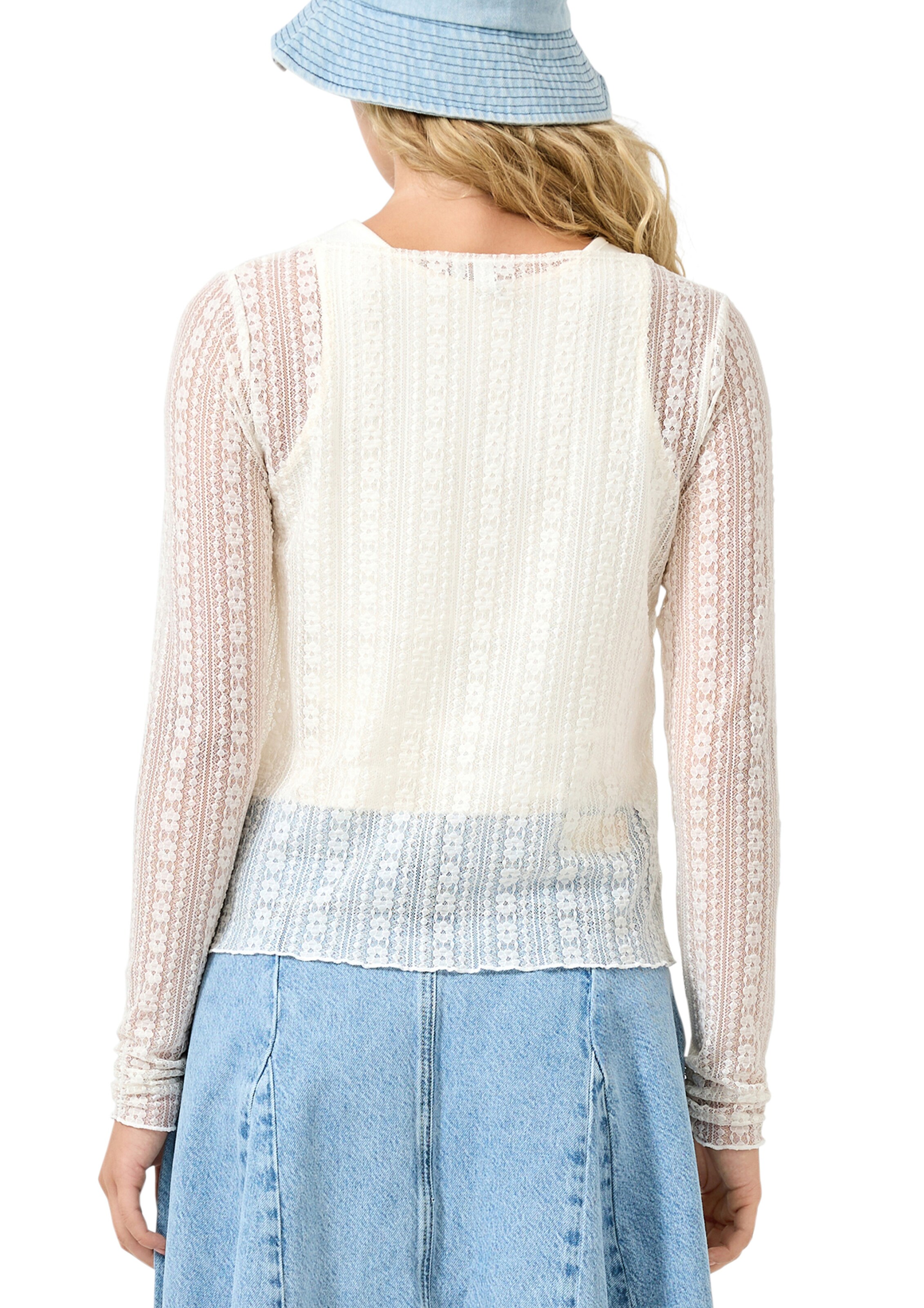 QS T-Shirt in Beige