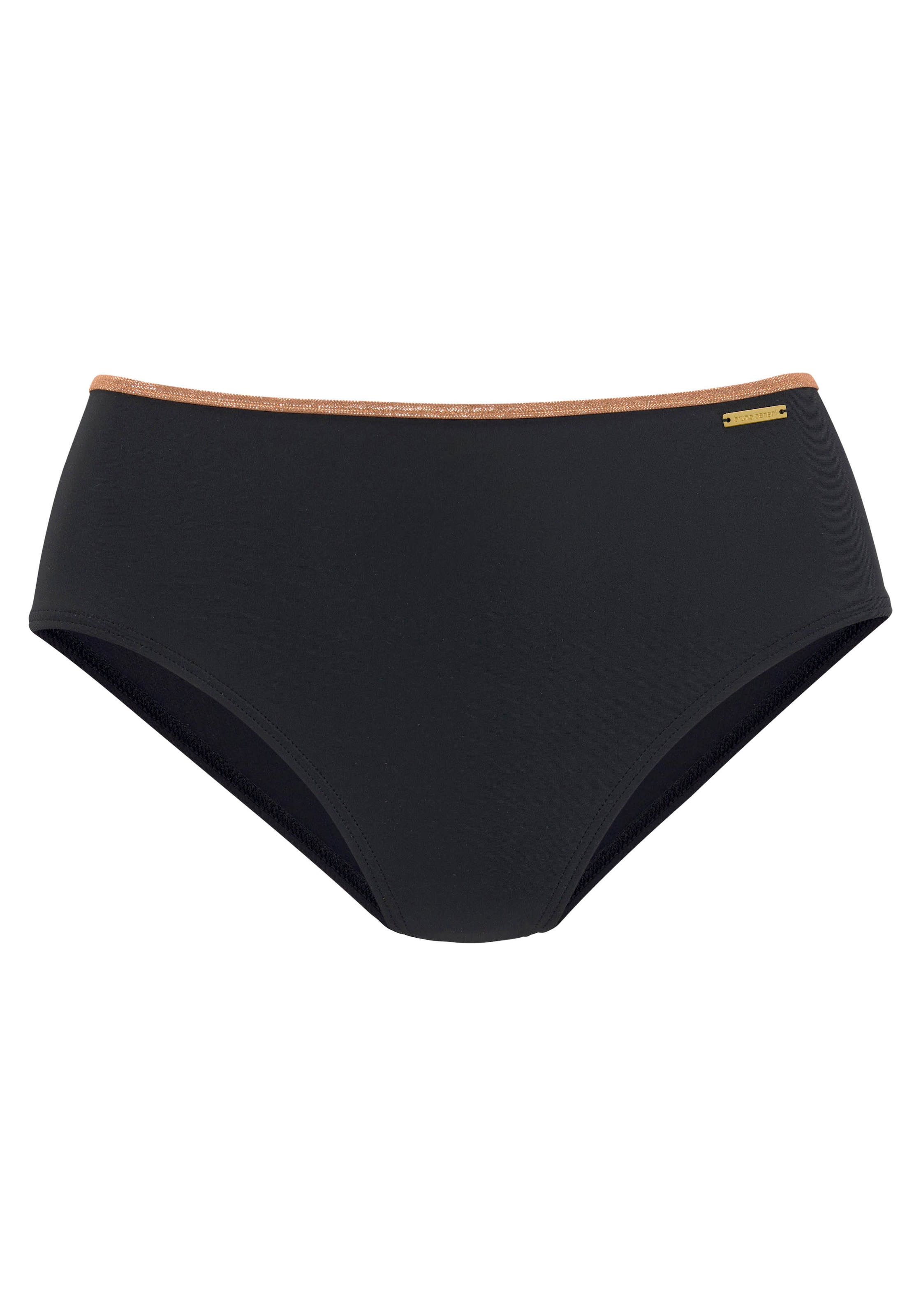 Bruno Banani Bikini Bottoms in Black: front