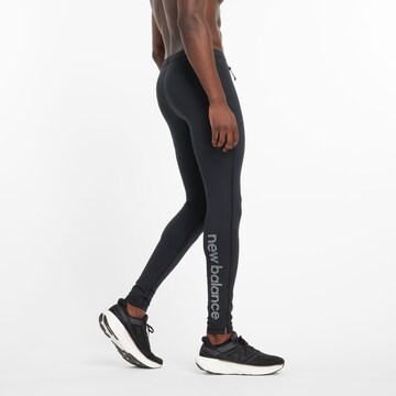 Skinny Pantalon de sport new balance en noir