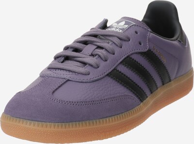 ADIDAS ORIGINALS Baskets basses 'SAMBA' en or / violet / noir, Vue avec produit