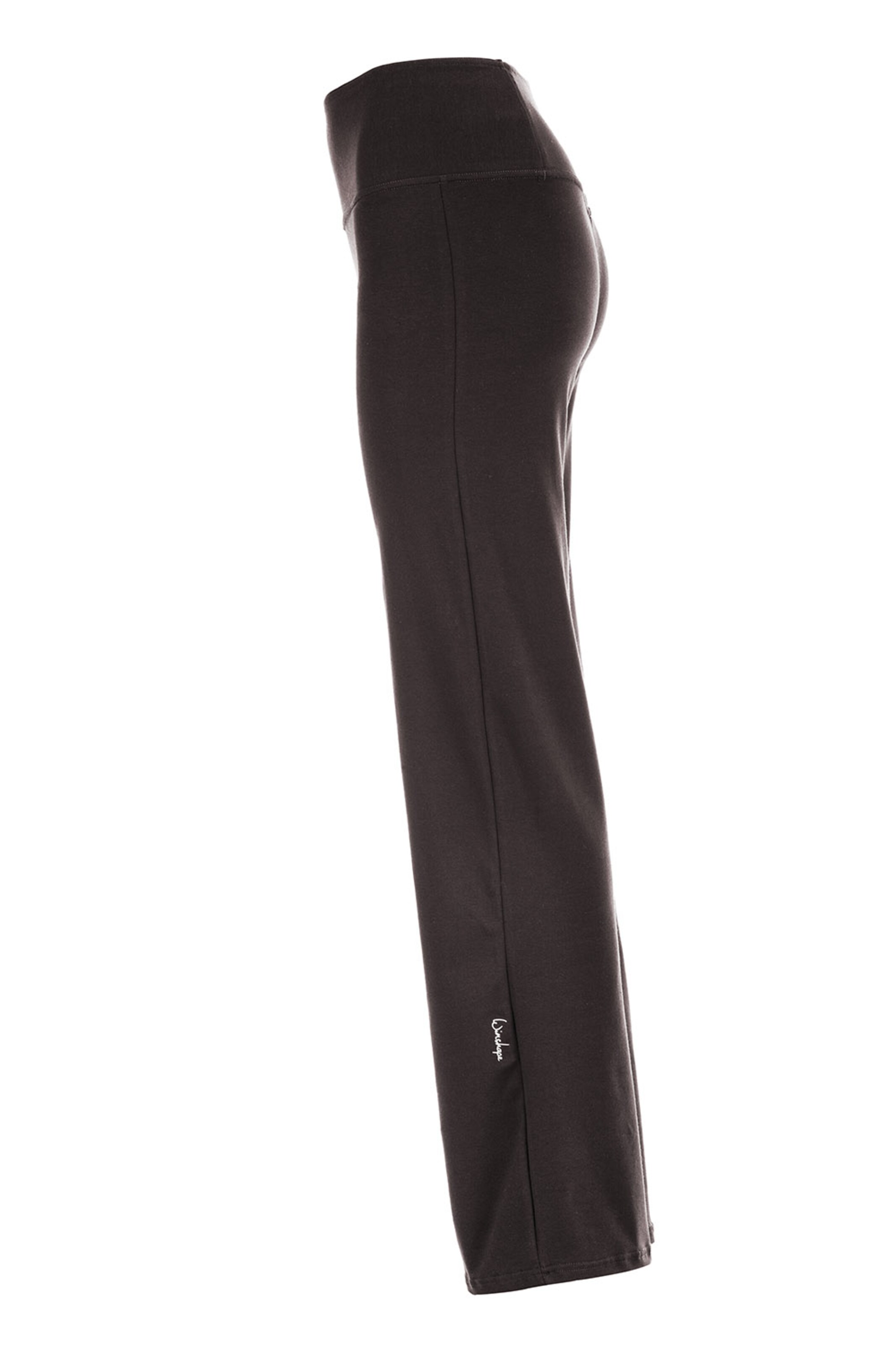 Winshape Flared Sporthose 'WH3' in Schwarz