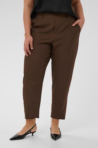 KAFFE CURVE Loosefit Broek 'KCVictoria' in Bruin