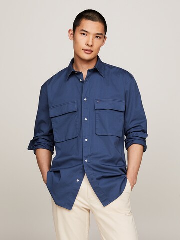 TOMMY HILFIGER Regular fit Button Up Shirt in Blue: front