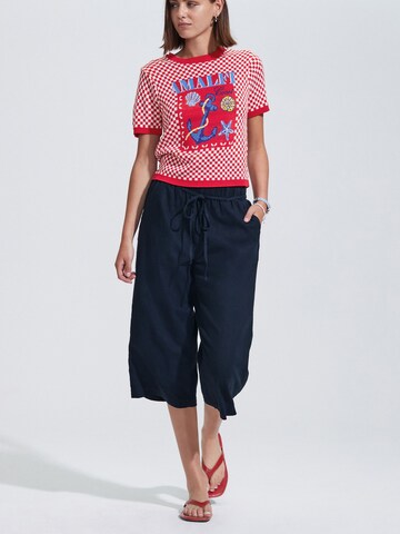 Next Loosefit Kalhoty – modrá