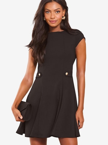 Lipsy Dress in Black: front