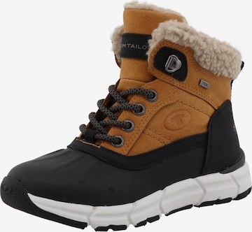 Bottes TOM TAILOR en marron : devant