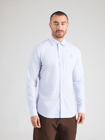 Karl Lagerfeld Regular fit Риза в синьо: отпред