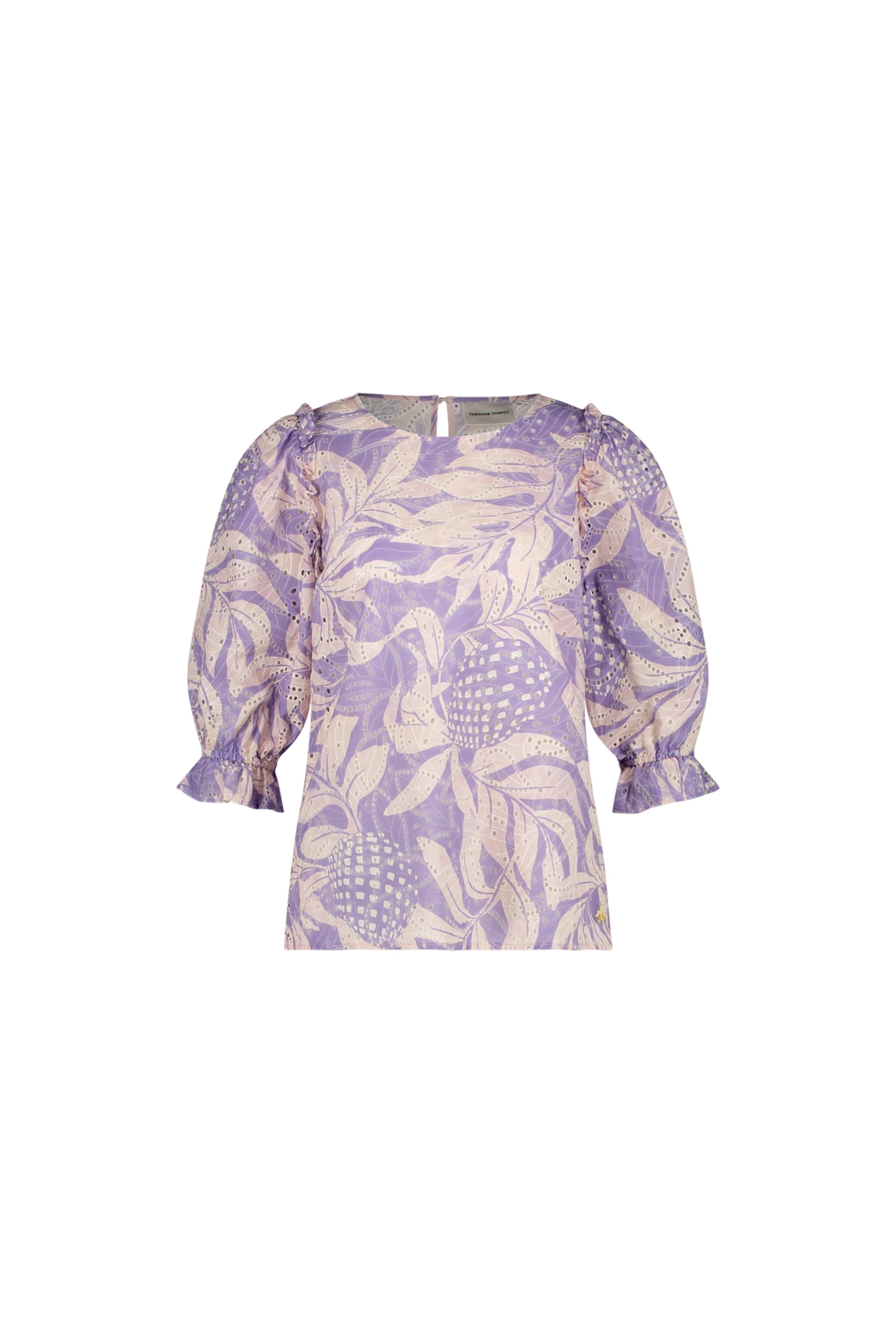 Fabienne Chapot Blouse 'Sarah' in Purple: front
