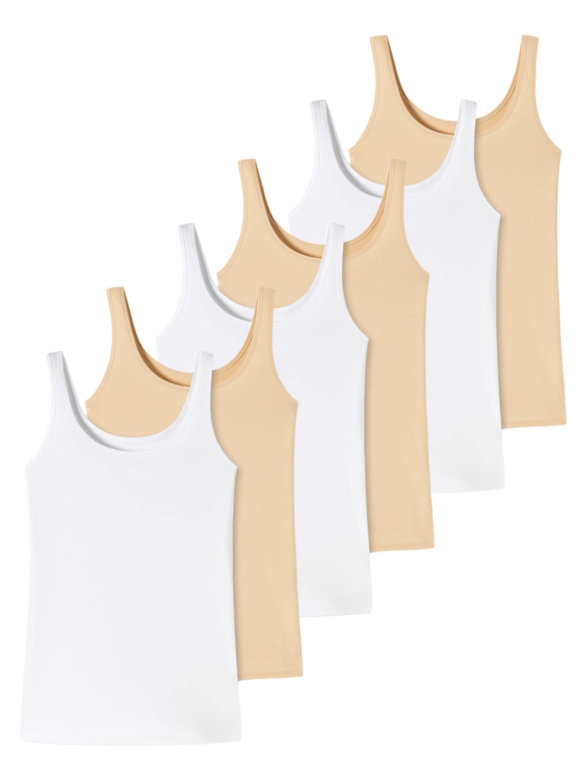 uncover by SCHIESSER Onderhemd 'Cotton' in Gemengde kleuren: voorkant