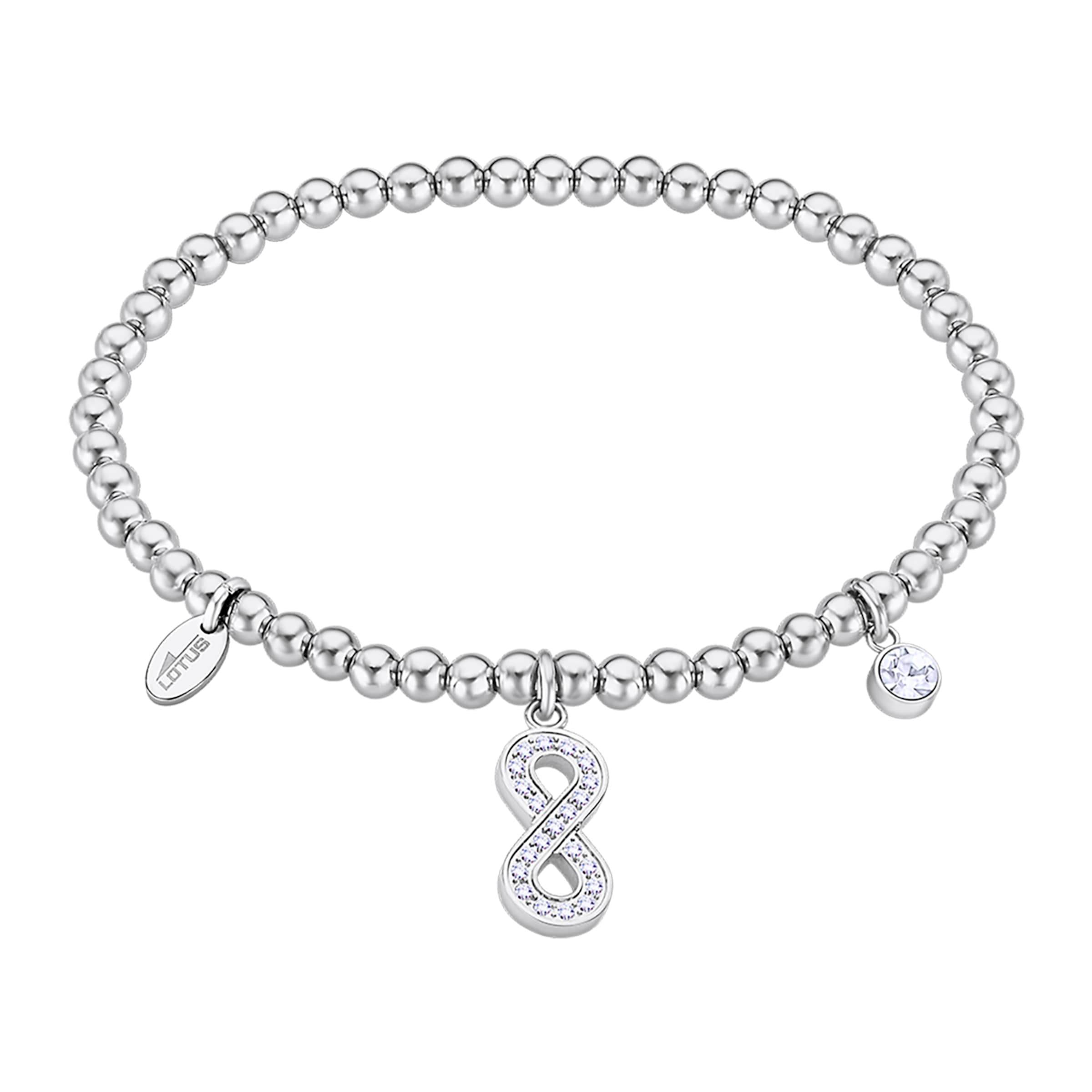 Lotus Armband in Silber: Vorderseite