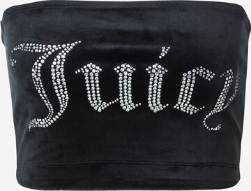 Juicy Couture - Top 'BABE BOOB TUBE' en negro: frente