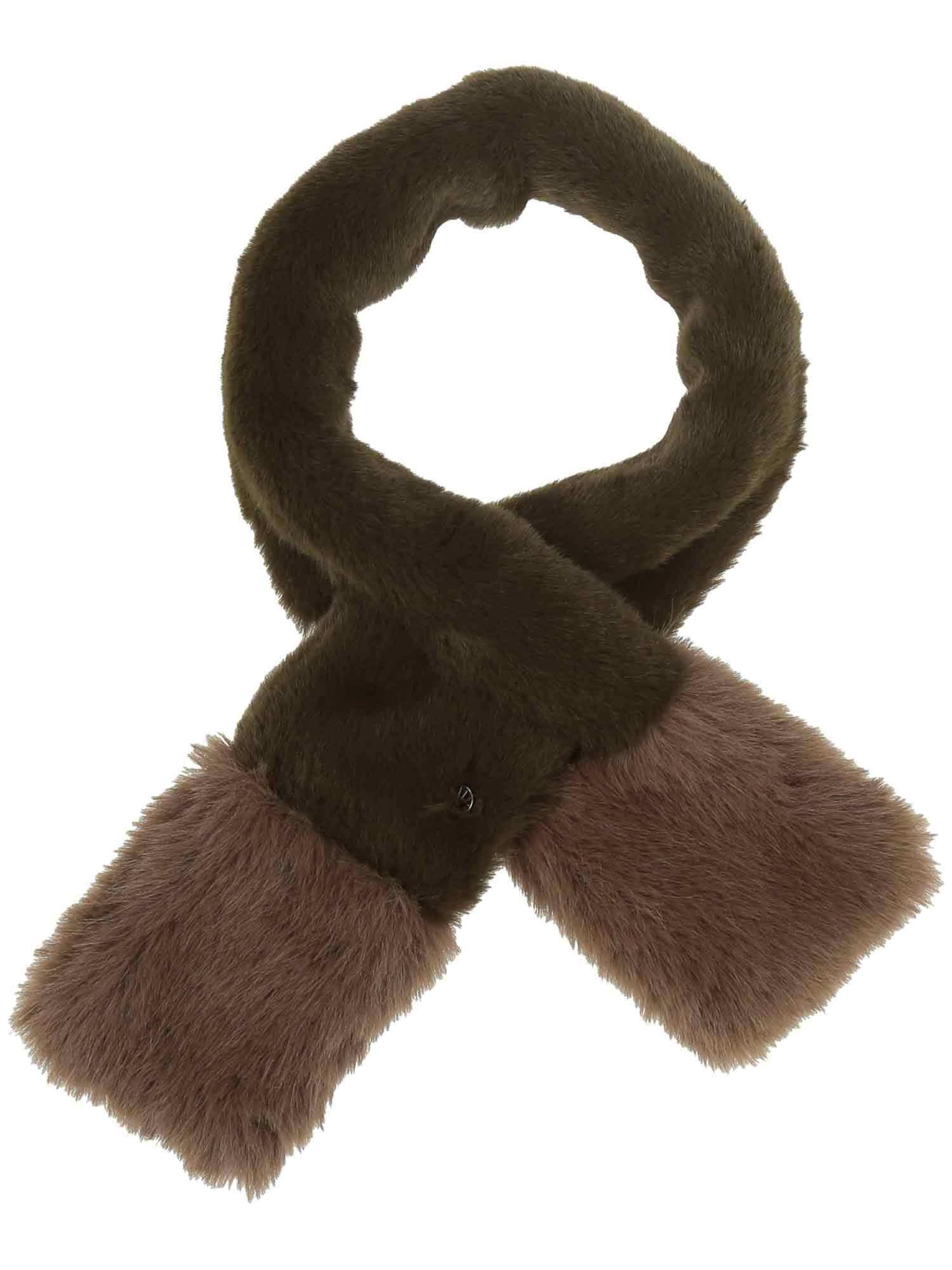 LOEVENICH Schal in Grün: Vorderseite