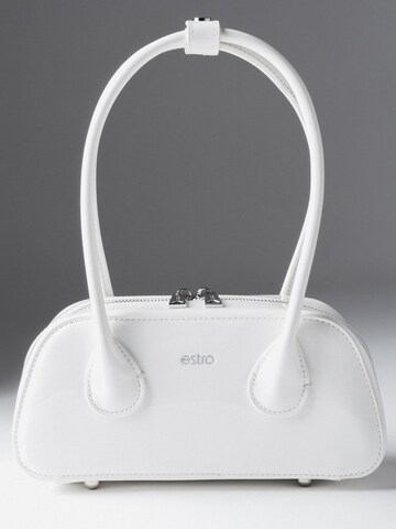 Borsa a spalla '75570' di Estro in bianco: frontale