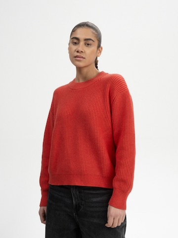 MELA Trui 'ADAH' in Rood: voorkant
