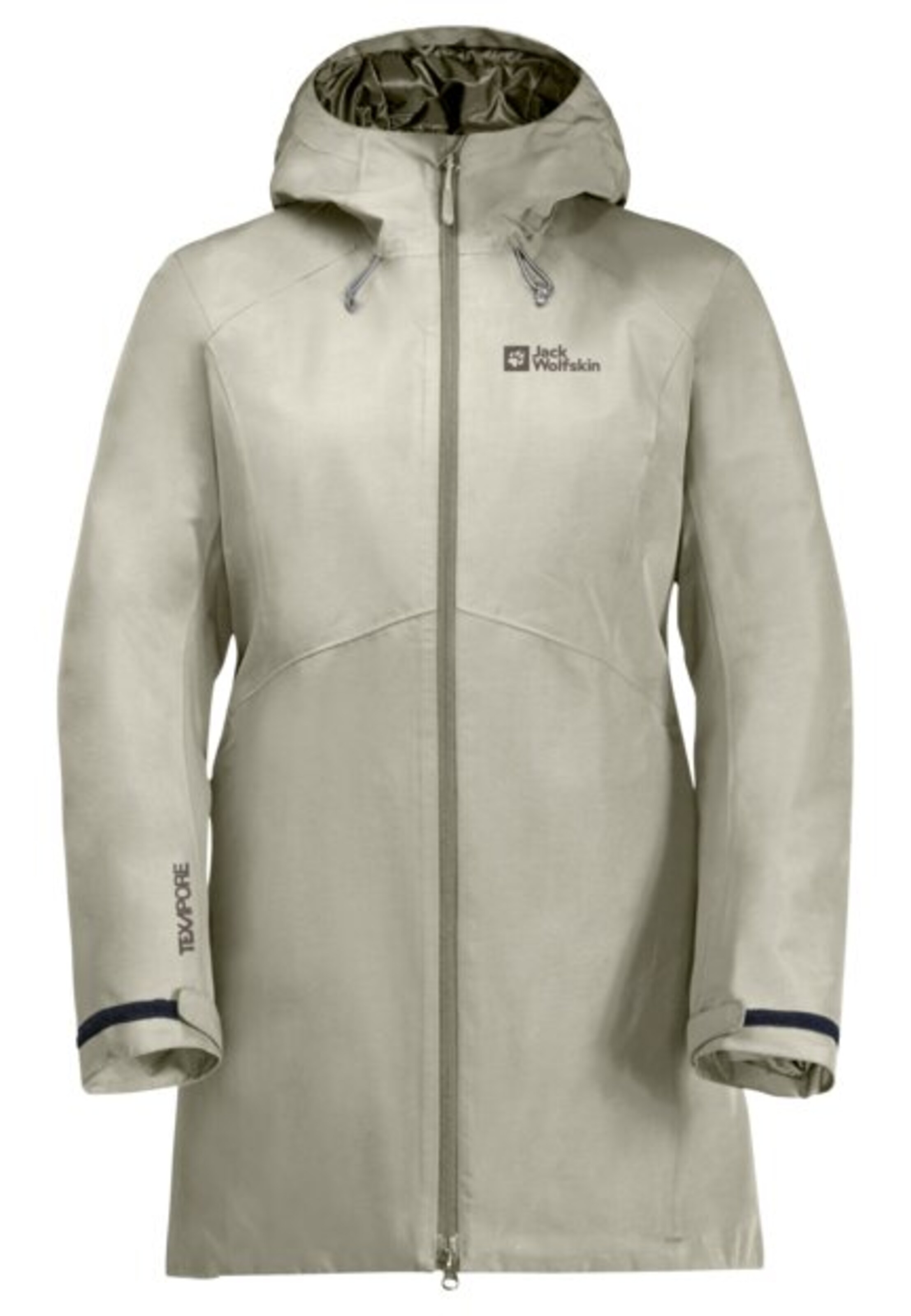 JACK WOLFSKIN Outdoor Jacket in Grey: front